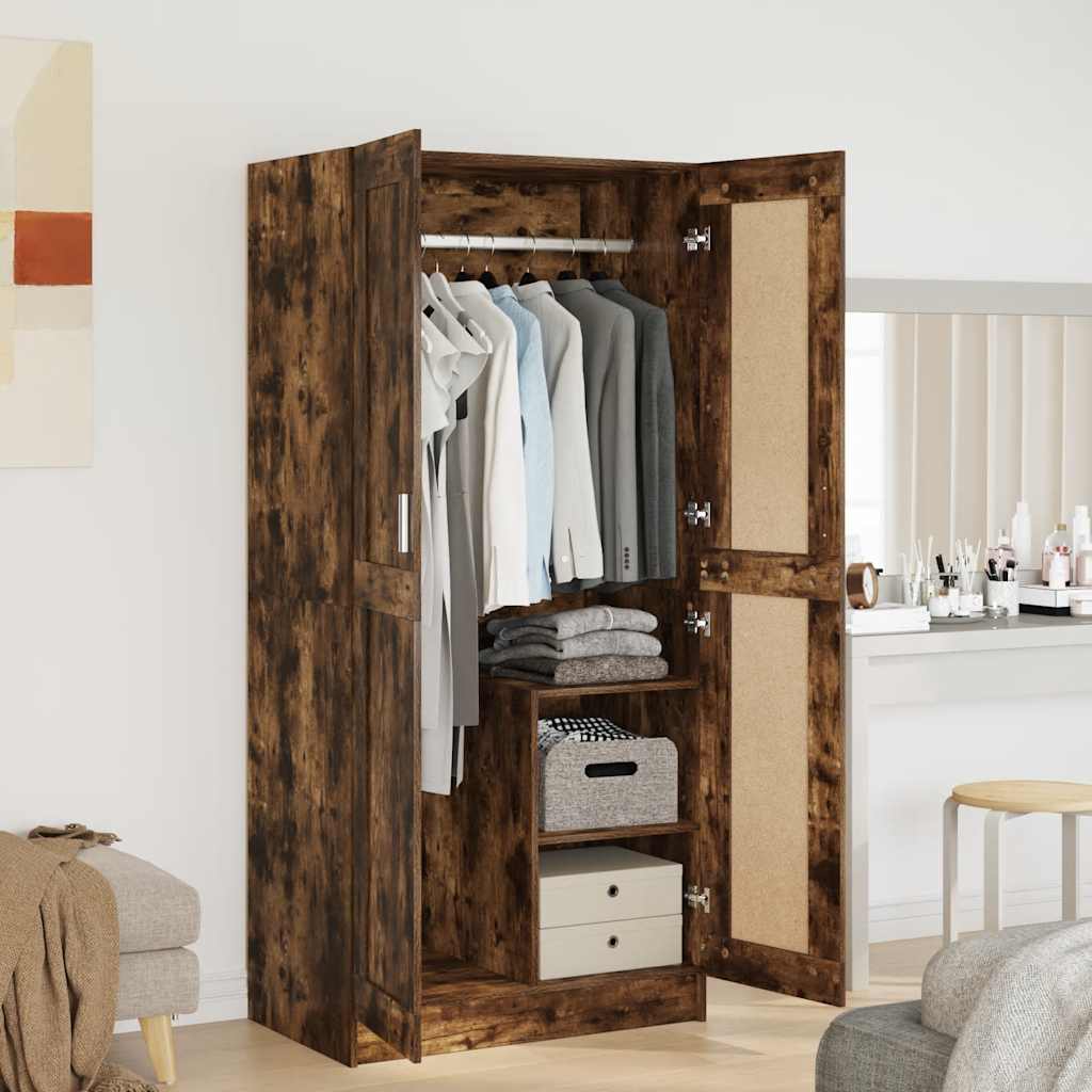 JUNG Vida Kleiderschrank Räuchereiche 82,5x51,5x180 cm Holzwerkstoff