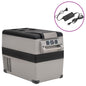 JUNG Vida Kühlbox mit Griff und Adapter Schwarz und Grau 35 L PP & PE
