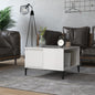JUNG Vida Couchtisch Hochglanz-Weiß 55x55x36,5 cm Holzwerkstoff