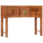 JUNG Vida Konsolentisch 120x32x80 cm Raues Massivholz Akazie