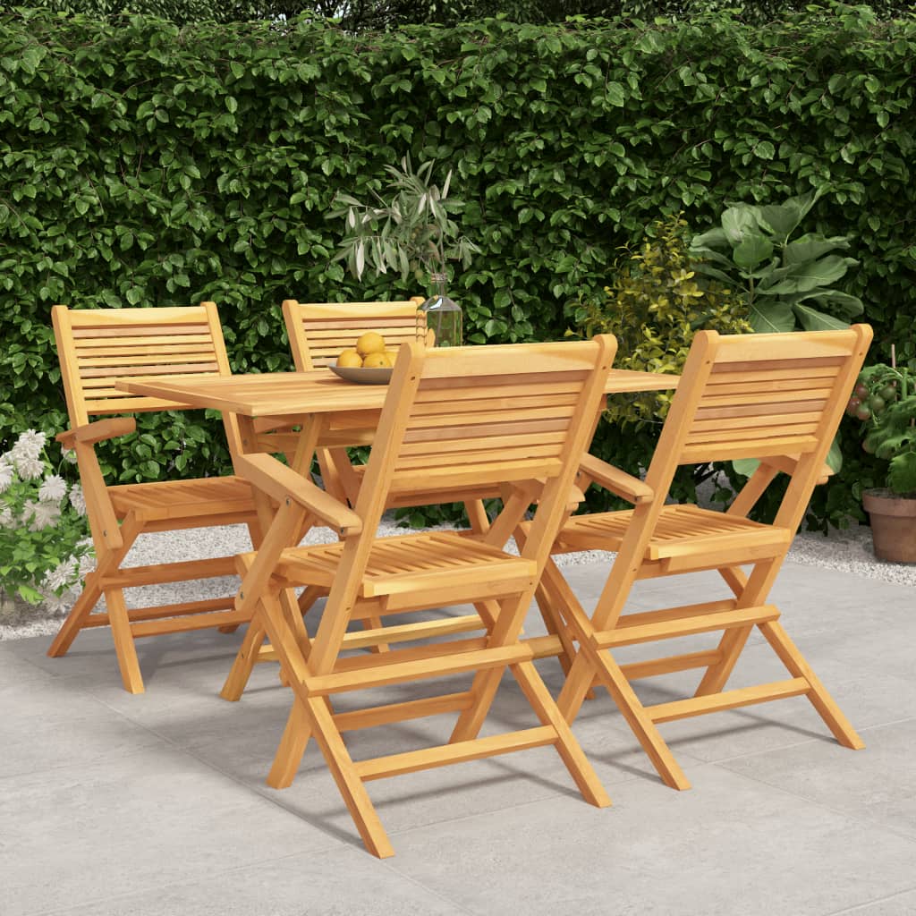 JUNG Vida 5-tlg. Garten-Essgruppe Massivholz Teak