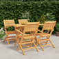 JUNG Vida 5-tlg. Garten-Essgruppe Massivholz Teak