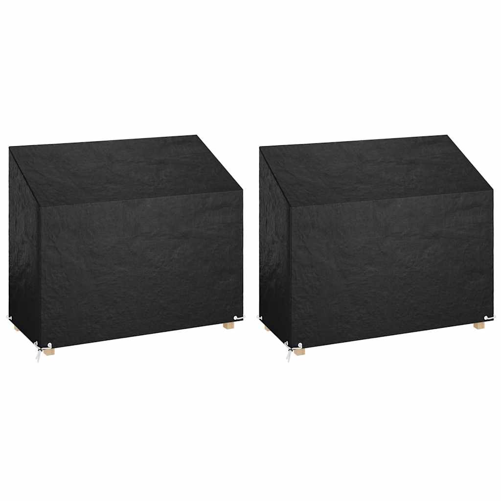 JUNG Vida Abdeckungen für Gartenbank 2 Stk. 8 Ösen 160x70x70/88 cm