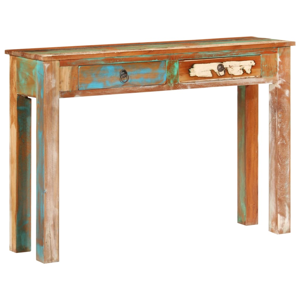 JUNG Vida Konsolentisch 110x30x75 cm Altholz Massiv