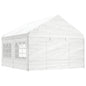 JUNG Vida Pavillon mit Dach Weiß 4,46x4,08x3,22 m Polyethylen