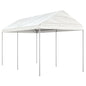 JUNG Vida Pavillon mit Dach Weiß 4,46x2,28x2,69 m Polyethylen
