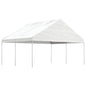 JUNG Vida Pavillon mit Dach Weiß 4,46x5,88x3,75 m Polyethylen