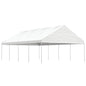 JUNG Vida Pavillon mit Dach Weiß 8,92x5,88x3,75 m Polyethylen