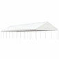 JUNG Vida Pavillon mit Dach Weiß 20,07x5,88x3,75 m Polyethylen