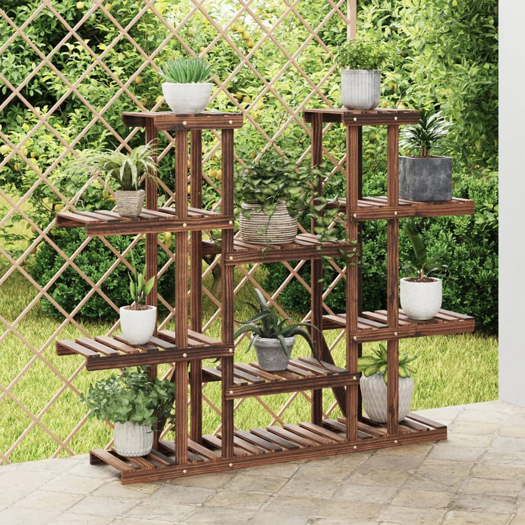 JUNG Vida Blumenständer 110x25x110,5 cm Massivholz Tanne