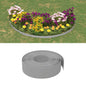 JUNG Vida Rasenkanten 5 Stk. Grau 10 m 15 cm Polyethylen