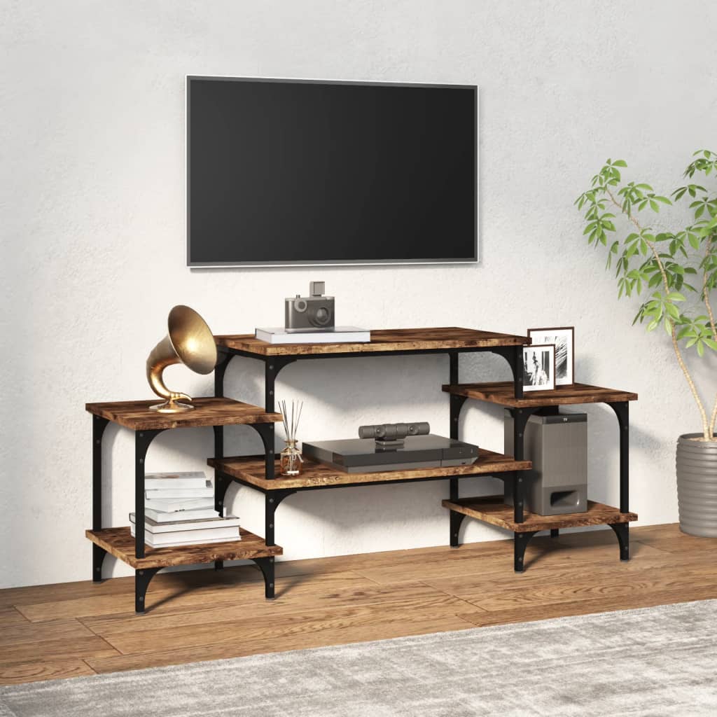 JUNG Vida TV-Schrank Räuchereiche 117x35x52 cm Holzwerkstoff