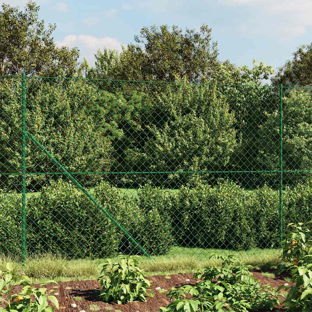 JUNG Vida Maschendrahtzaun Grün 1,6x10 m