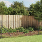 JUNG Vida Maschendrahtzaun mit Bodenflansch Anthrazit 0,8x25 m