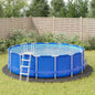 JUNG Vida Pool-Bodentuch Hellgrau Ø500 cm Polyester Geotextil