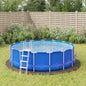 JUNG Vida Pool-Bodentuch Hellgrau Ø396 cm Polyester Geotextil