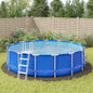 JUNG Vida Pool-Bodentuch Hellgrau Ø550 cm Polyester Geotextil