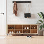 JUNG Vida Schuhregal Sonoma-Eiche 131x35x50 cm Holzwerkstoff