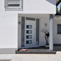 JUNG Vida Haustür Weiß 100x200 cm Aluminium und PVC
