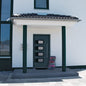 JUNG Vida Haustür Anthrazit 100x200 cm Aluminium und PVC
