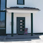 JUNG Vida Haustür Anthrazit 100x200 cm Aluminium und PVC