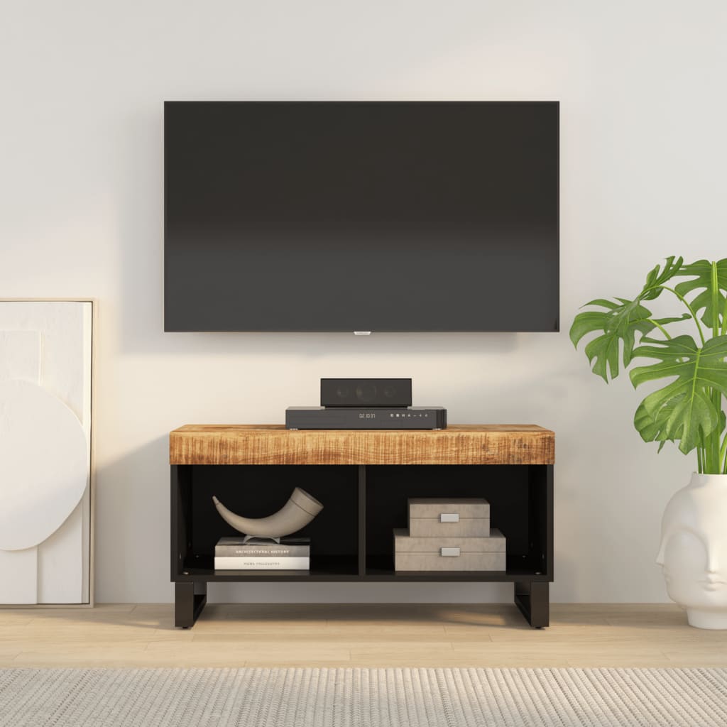 JUNG Vida TV-Schrank 85x33x43,5 cm Massivholz Mango