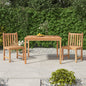 JUNG Vida 3-tlg. Garten-Essgruppe Massivholz Teak