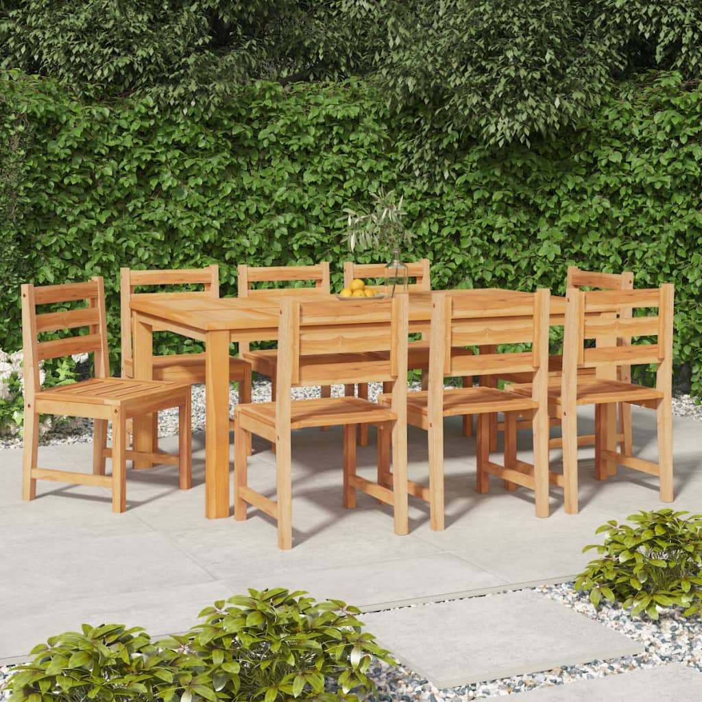 JUNG Vida Gartenstühle 8 Stk. Massivholz Teak