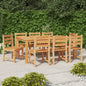 JUNG Vida Gartenstühle 8 Stk. Massivholz Teak