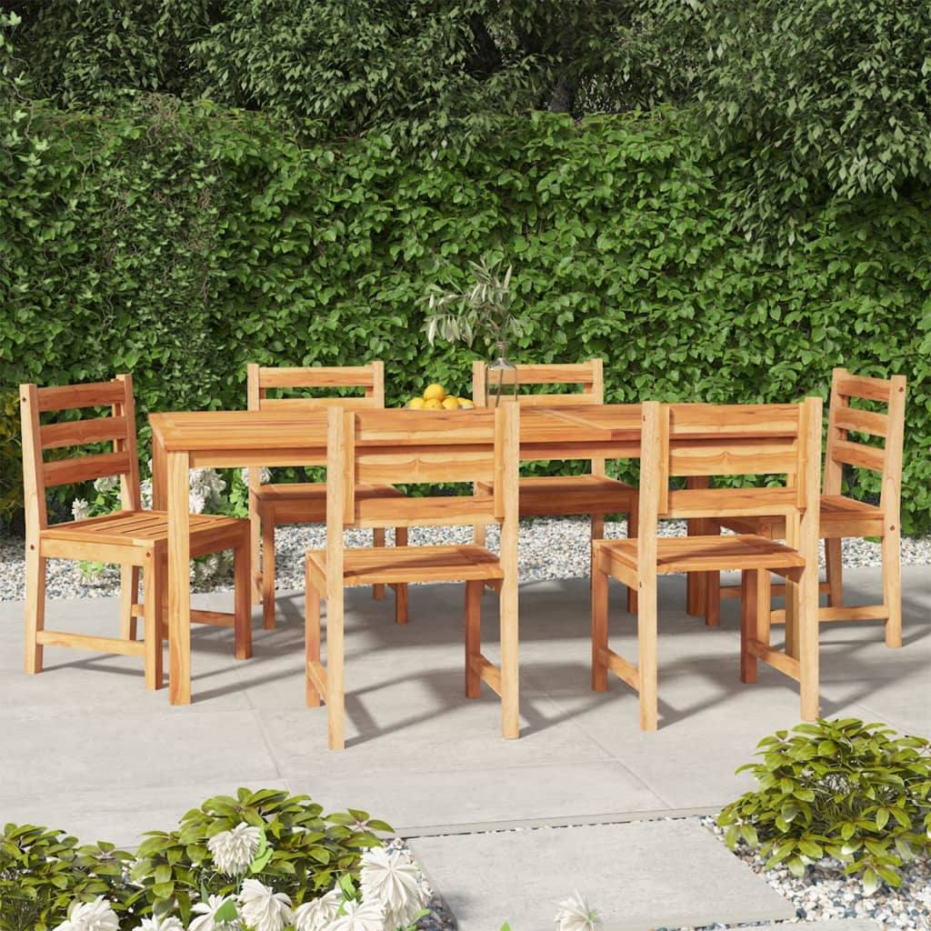 JUNG Vida 7-tlg. Garten-Essgruppe Massivholz Teak