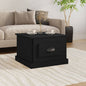 JUNG Vida Couchtisch Schwarz 50x50x35 cm Holzwerkstoff