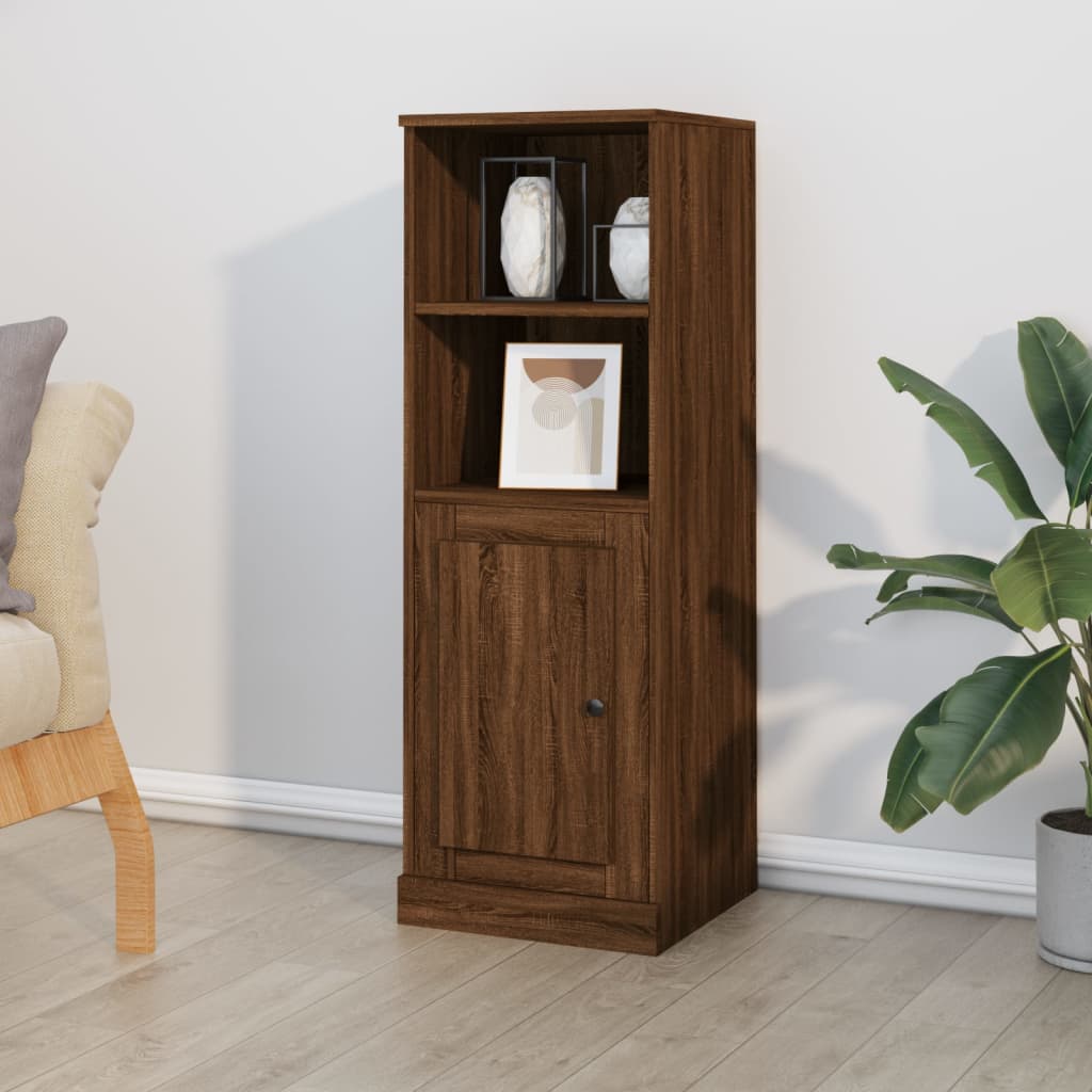 JUNG Vida Highboard Braun Eichen-Optik 36x35,5x103,5 cm Holzwerkstoff