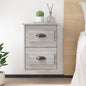 JUNG Vida Wand-Nachttische 2 Stk. Grau Sonoma 41,5x36x53 cm