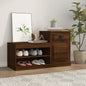 JUNG Vida Schuhschrank Braun Eichen-Optik 100x42x60 cm Holzwerkstoff