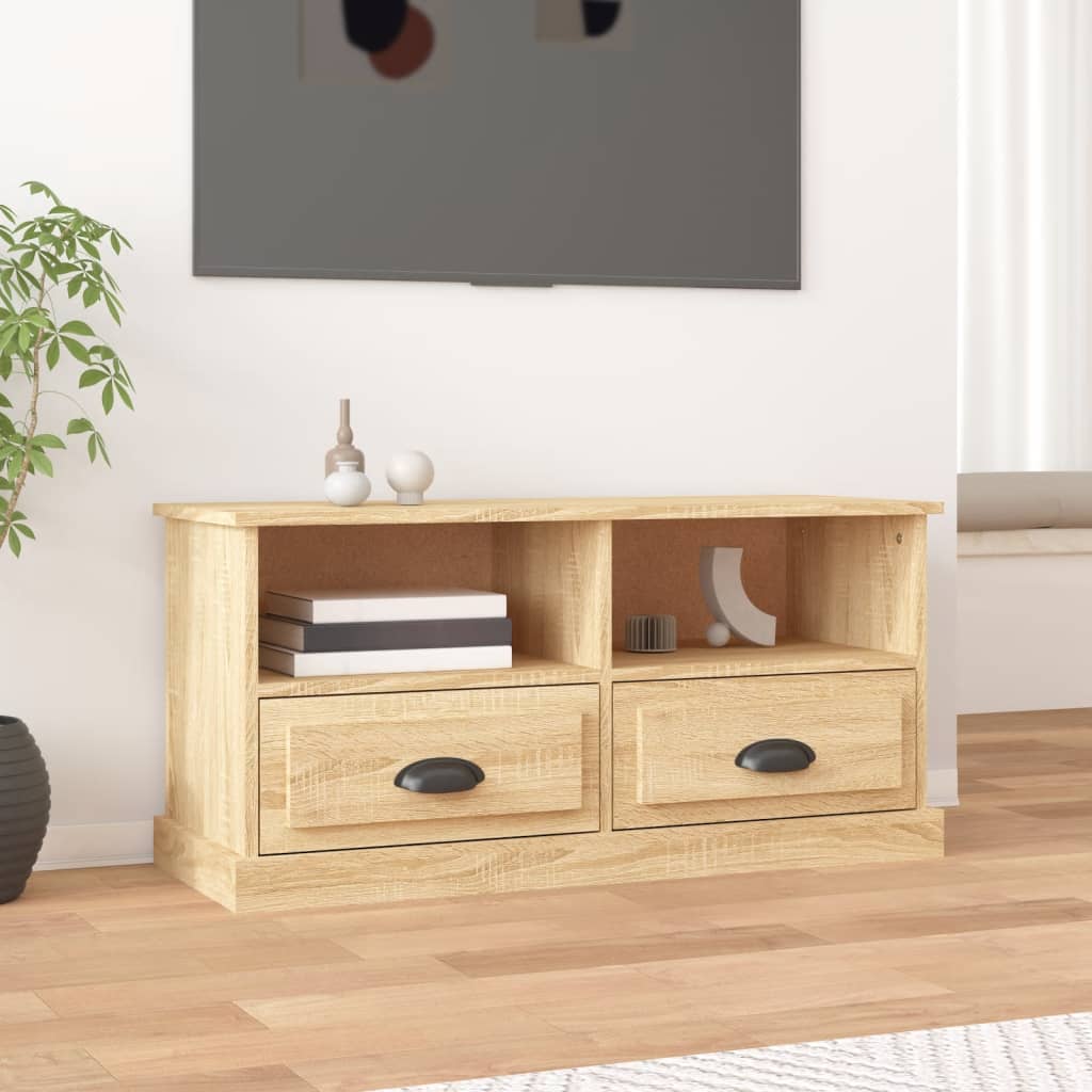 JUNG Vida TV-Schrank Sonoma-Eiche 93x35,5x45 cm Holzwerkstoff