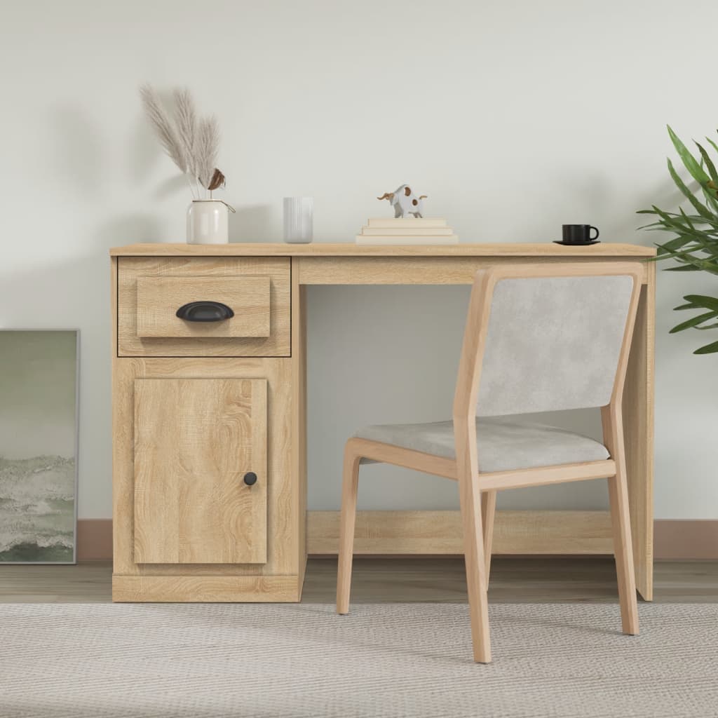 JUNG Vida Schreibtisch mit Schublade Sonoma-Eiche 115x50x75 cm
