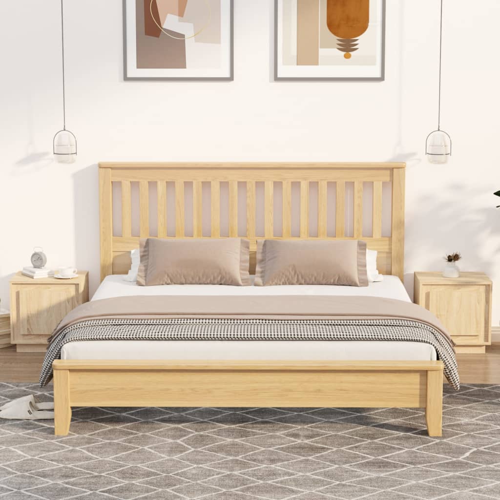 JUNG Vida Nachttische 2 Stk. Sonoma-Eiche 44x35x45 cm Holzwerkstoff