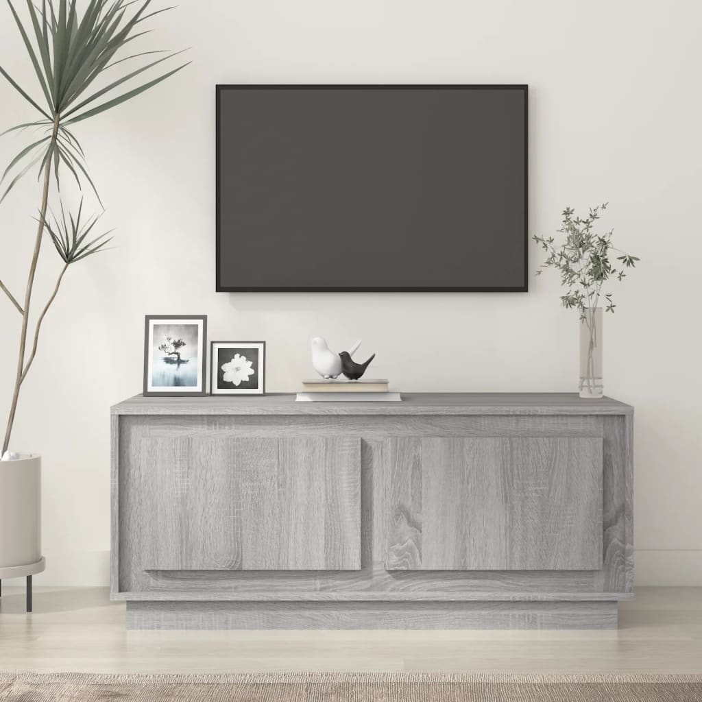 JUNG Vida Couchtisch Grau Sonoma 102x50x44 cm Holzwerkstoff