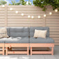 JUNG Vida Mittelsofas mit Kissen 2 Stk. Massivholz Douglasie