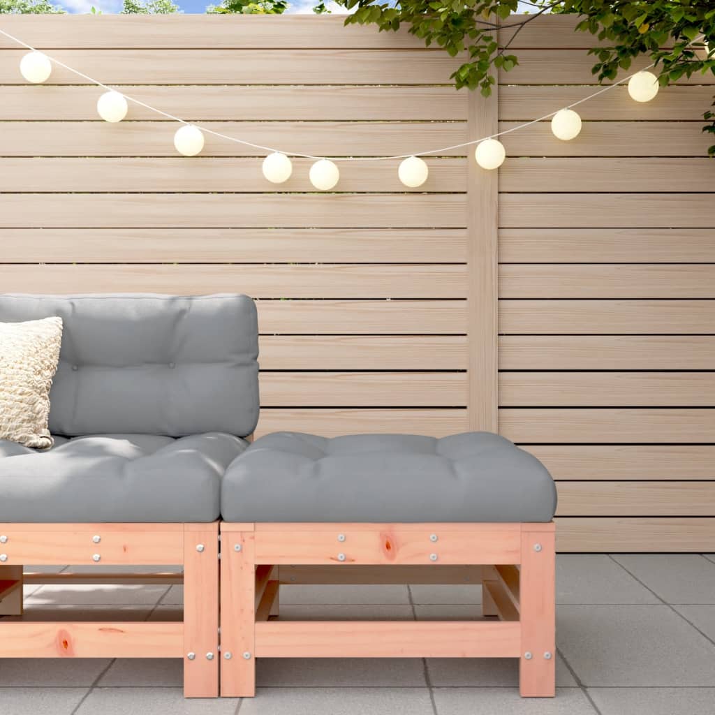JUNG Vida Gartenhocker mit Kissen Massivholz Douglasie