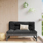 JUNG Vida Mittelsofa Grau 120x80 cm Massivholz Kiefer