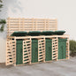 JUNG Vida Mülltonnenbox für 4 Tonnen Massivholz Kiefer