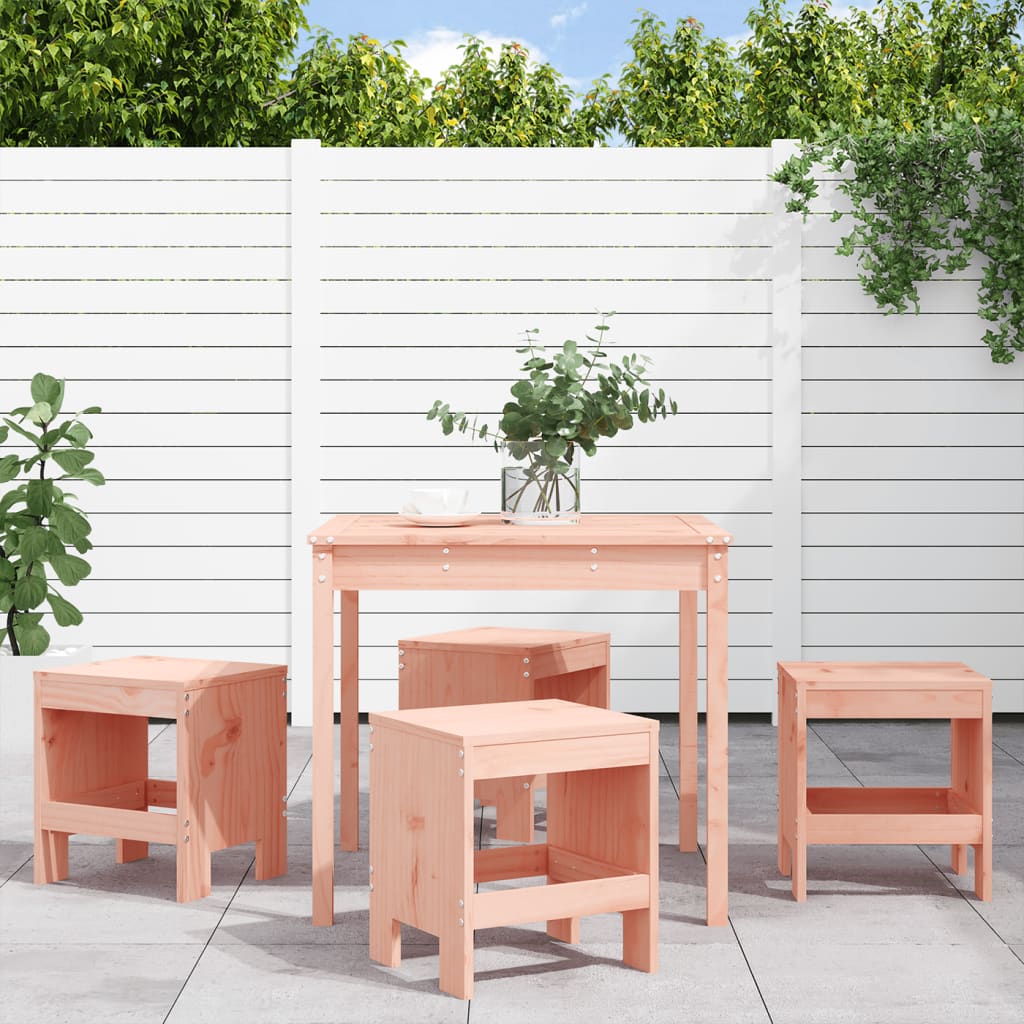 JUNG Vida 5-tlg. Garten-Essgruppe Massivholz Douglasie