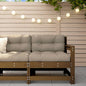 JUNG Vida Ecksofa Honigbraun Massivholz Kiefer