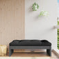 JUNG Vida Gartenhocker Grau 120x80 cm Massivholz Kiefer
