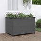 JUNG Vida Hochbeet Grau 119,5x82,5x78 cm Massivholz Kiefer