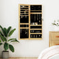 JUNG Vida Schmuckschrank mit Spiegel Wandmontage 37,5x10x106 cm