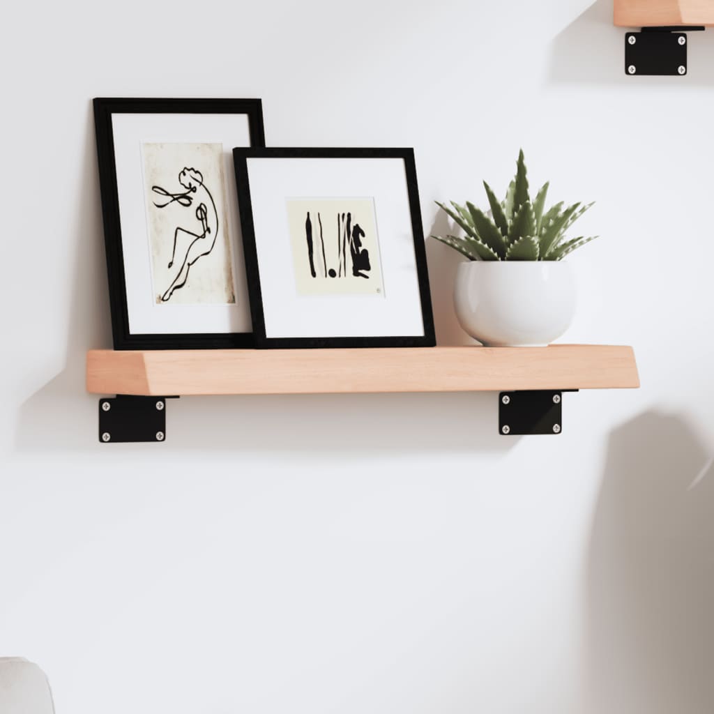 JUNG Vida Wandregal 40x10x4 cm Massivholz Eiche Unbehandelt