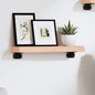 JUNG Vida Wandregal 40x10x4 cm Massivholz Eiche Unbehandelt