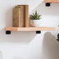 JUNG Vida Wandregal 40x30x(2-4) cm Massivholz Eiche Unbehandelt